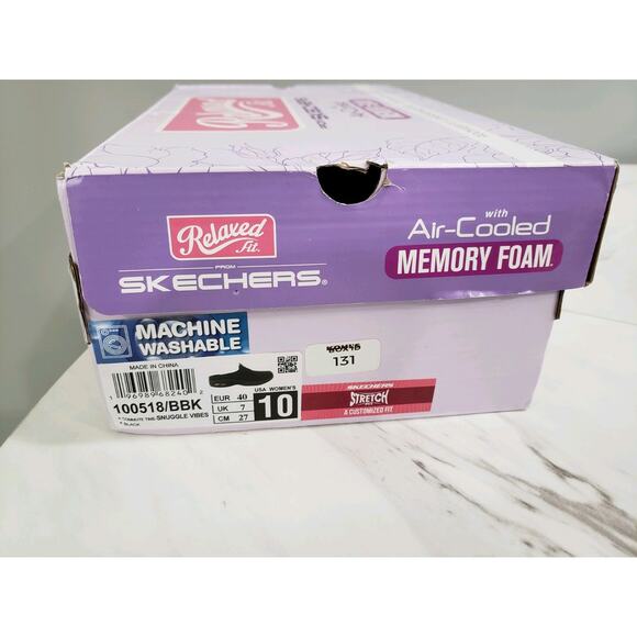 NEW Skechers Commute Time Slides Black Mesh Walking Sneaker Size 10 Slip On - Picture 7 of 9